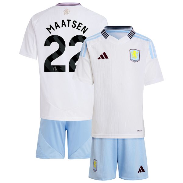 aston villa adidas away mini kit 2024-25 with maatsen 22 printing Collection - Aston Villa Official Store