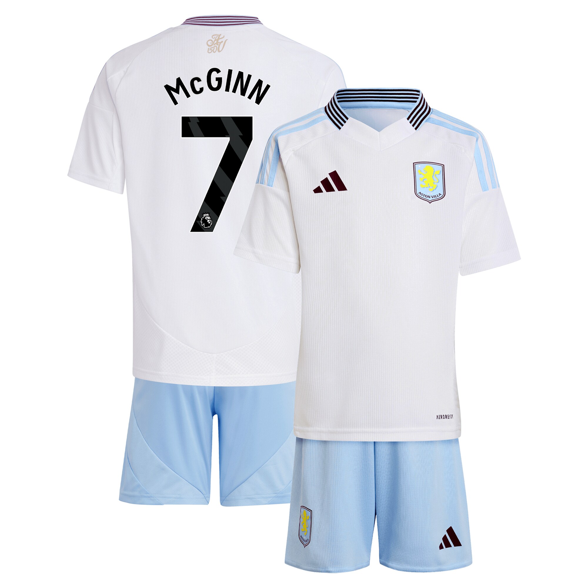 aston villa adidas away mini kit 2024-25 with mcginn 7 printing Collection - Aston Villa Official Store
