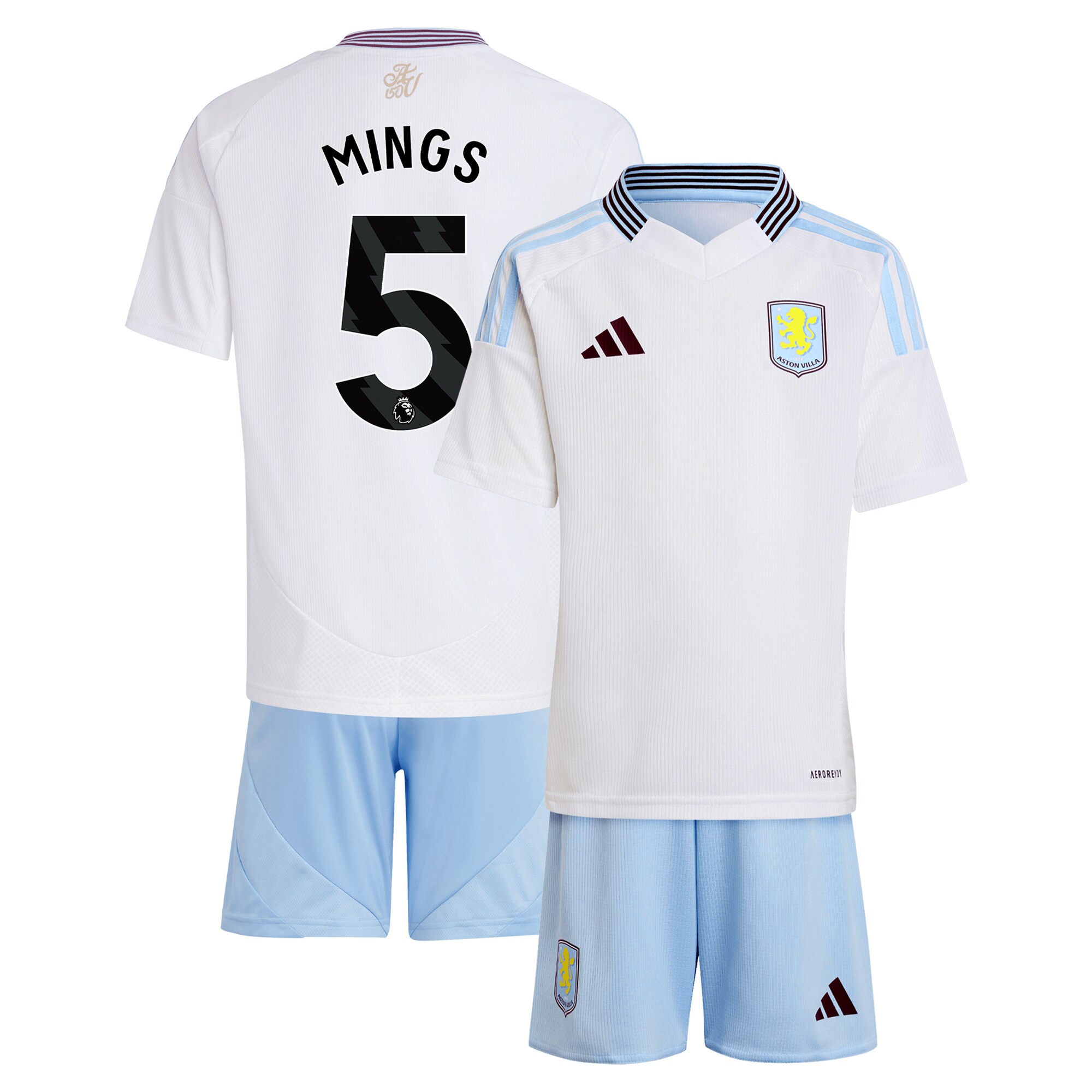 aston villa adidas away mini kit 2024-25 with mings 5 printing Collection - Aston Villa Official Store