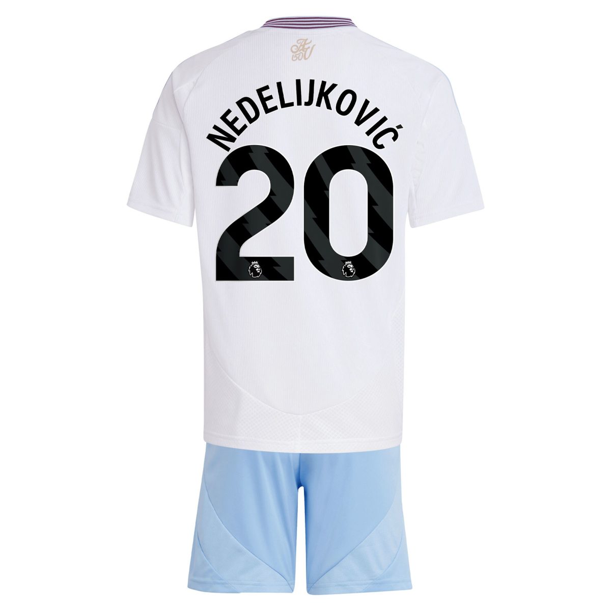 aston villa adidas away mini kit 2024-25 with nedeljković 20 printing Collection - Aston Villa Official Store