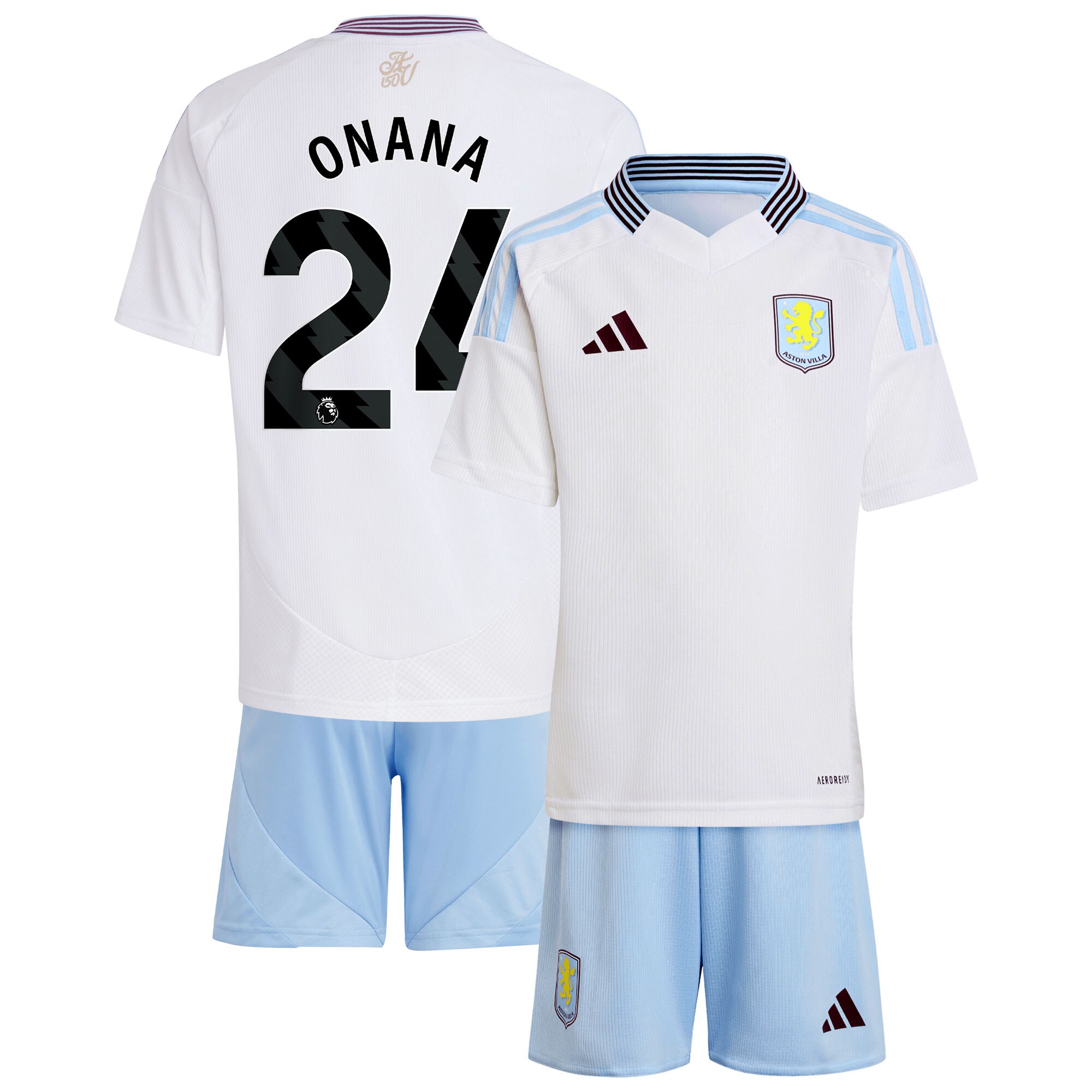aston villa adidas away mini kit 2024-25 with onana 24 printing Collection - Aston Villa Official Store