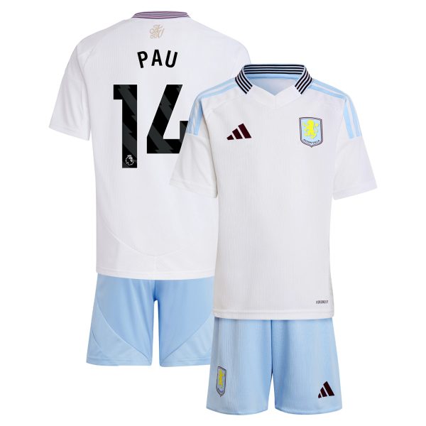 aston villa adidas away mini kit 2024-25 with pau 14 printing Collection - Aston Villa Official Store
