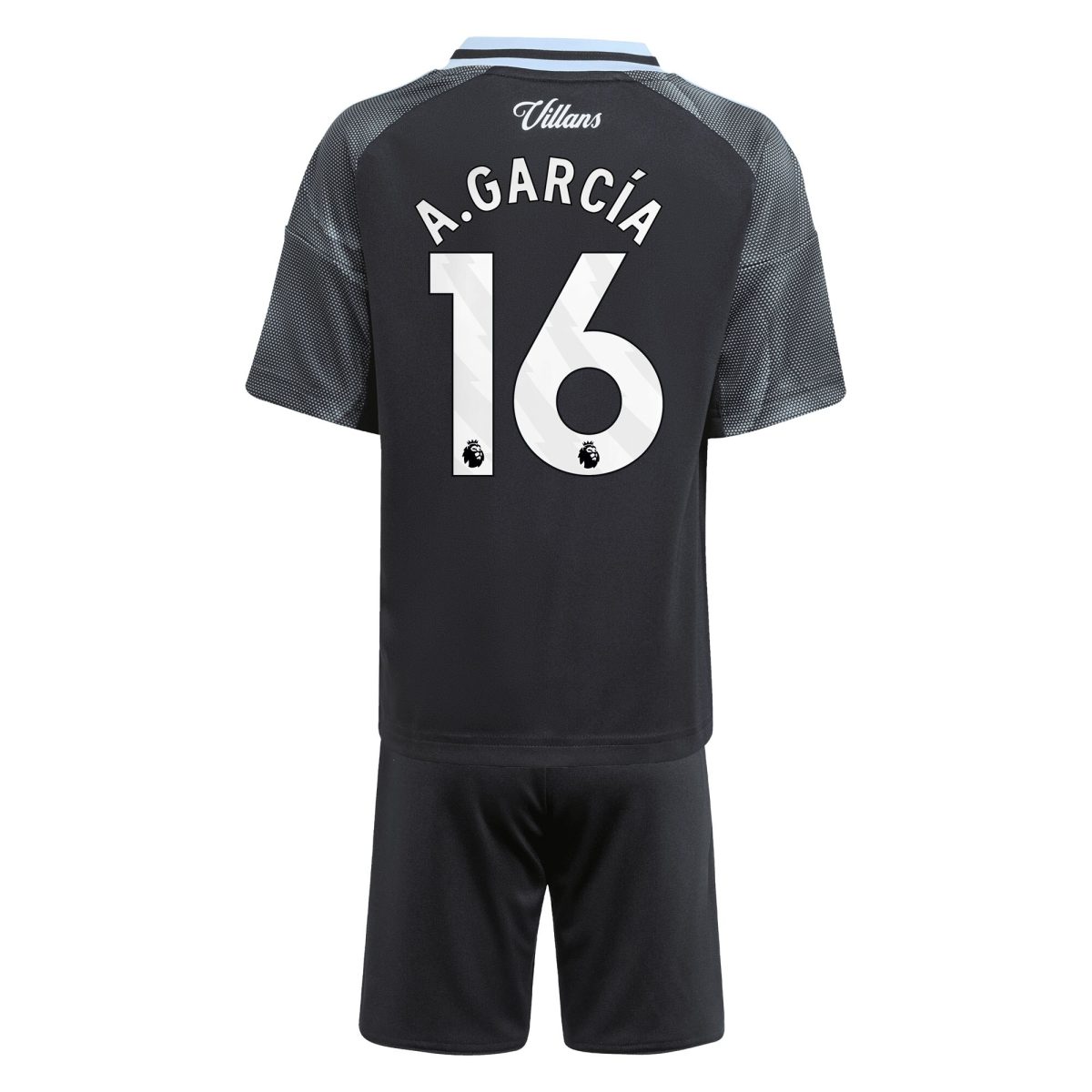 aston villa adidas away mini kit 2025-26 with a.garcía 16 printing Collection - Aston Villa Official Store