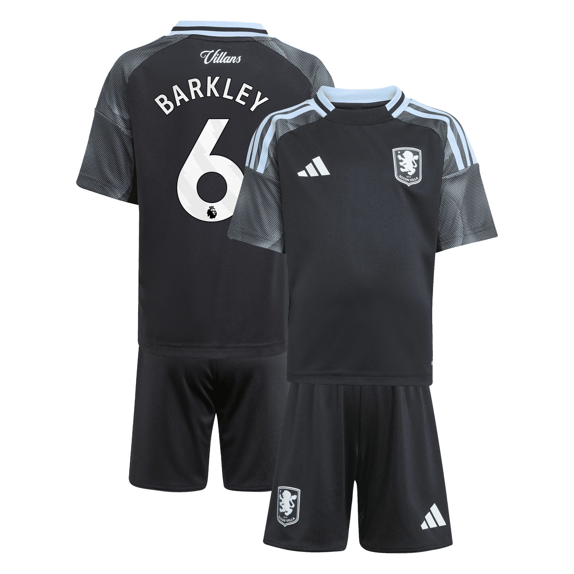 aston villa adidas away mini kit 2025-26 with barkley 6 printing Collection - Aston Villa Official Store