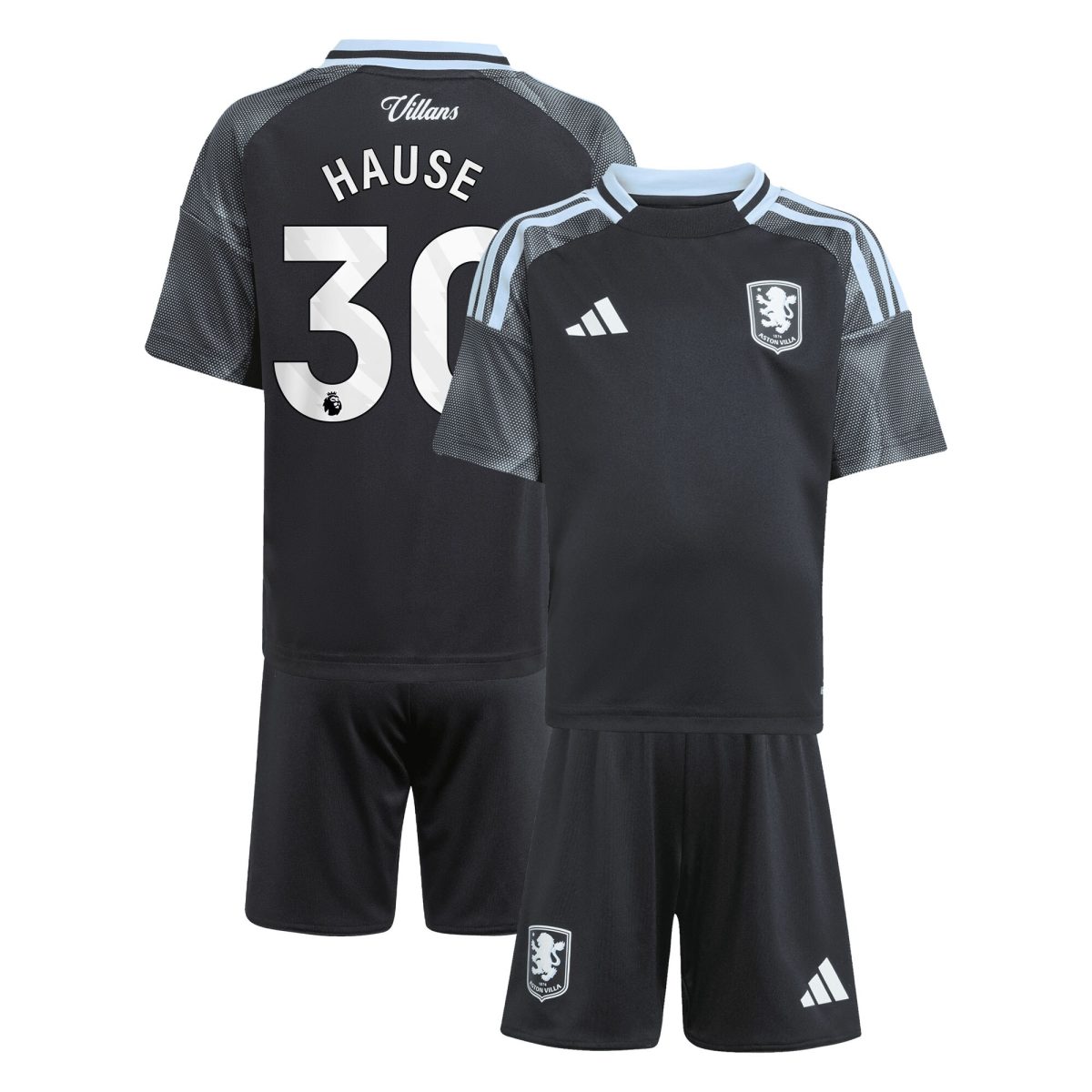 aston villa adidas away mini kit 2025-26 with hause 30 printing Collection - Aston Villa Official Store