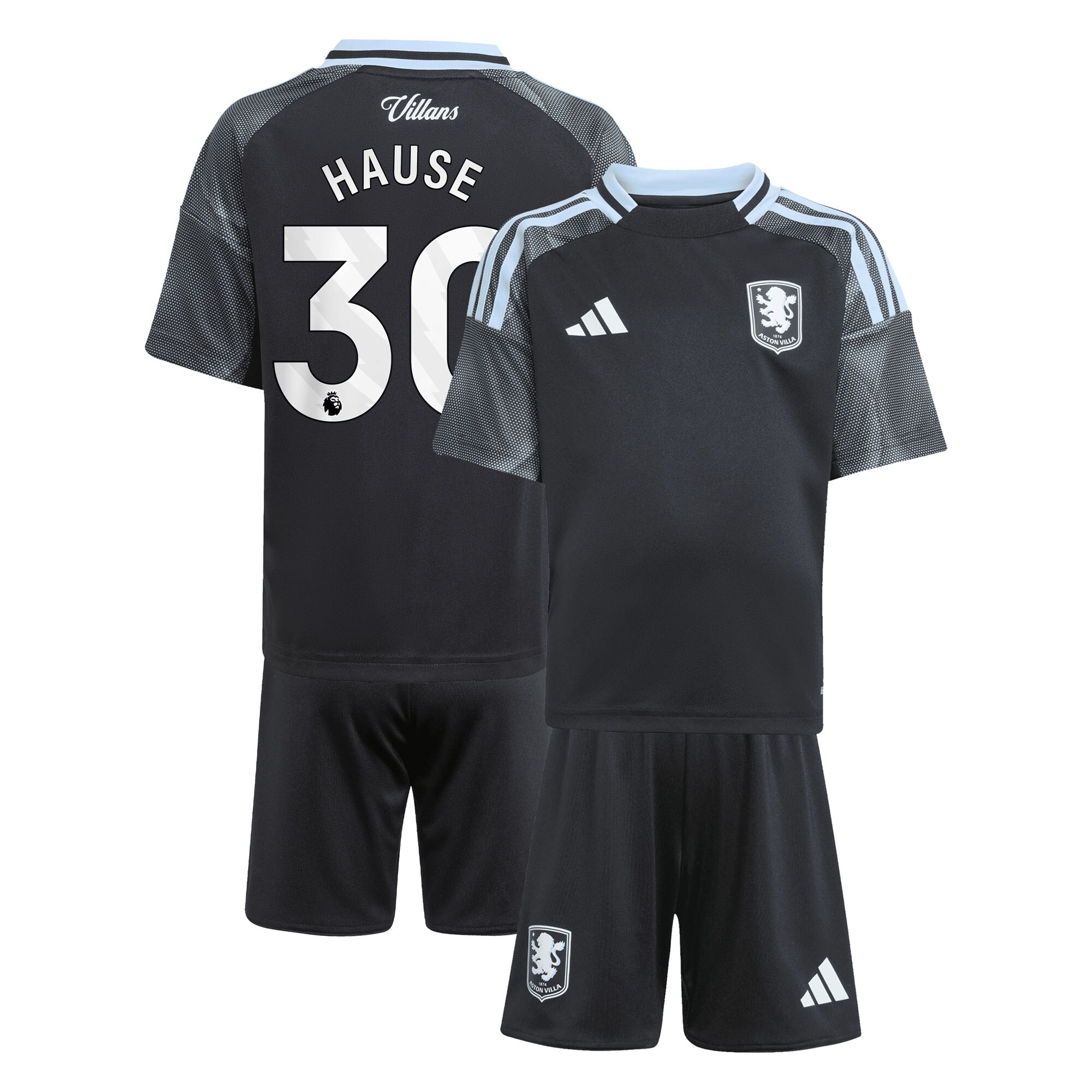 aston villa adidas away mini kit 2025-26 with hause 30 printing Collection - Aston Villa Official Store