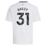 aston villa adidas away shirt 2024-25 – kids with bailey 31 printing Collection - Aston Villa Official Store