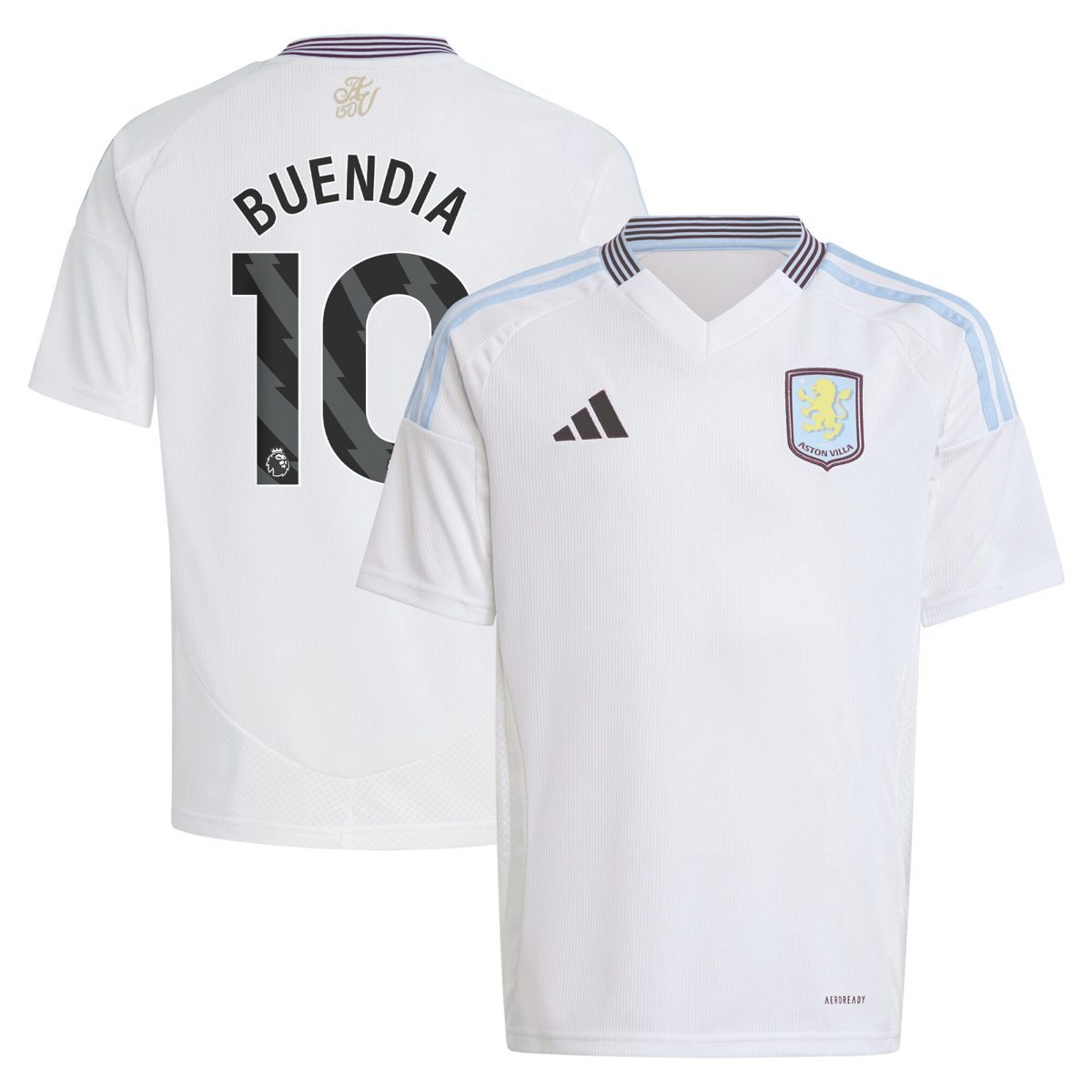 aston villa adidas away shirt 2024-25 – kids with buendia 10 printing Collection - Aston Villa Official Store