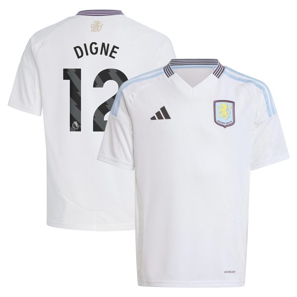 aston villa adidas away shirt 2024-25 – kids with digne 12 printing Collection - Aston Villa Official Store