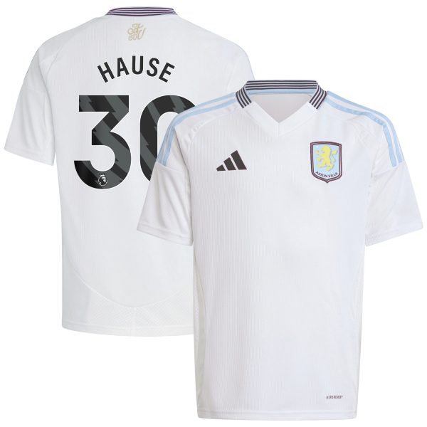 aston villa adidas away shirt 2024-25 – kids with hause 30 printing Collection - Aston Villa Official Store