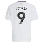 aston villa adidas away shirt 2024-25 – kids with j.duran 9 printing Collection - Aston Villa Official Store