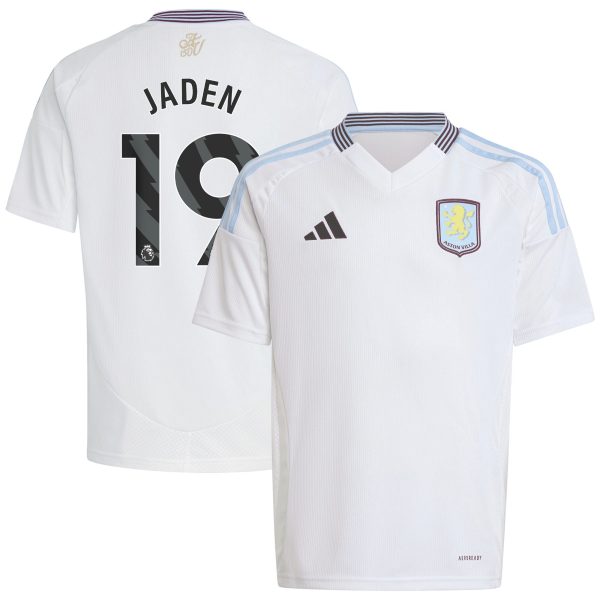 aston villa adidas away shirt 2024-25 – kids with jaden 19 printing Collection - Aston Villa Official Store