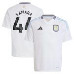 aston villa adidas away shirt 2024-25 – kids with kamara 44 printing Collection - Aston Villa Official Store
