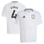aston villa adidas away shirt 2024-25 – kids with konsa 4 printing Collection - Aston Villa Official Store