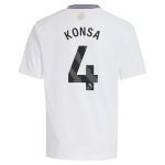 aston villa adidas away shirt 2024-25 – kids with konsa 4 printing Collection - Aston Villa Official Store