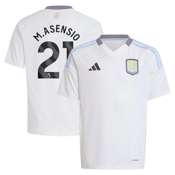 aston villa adidas away shirt 2024-25 – kids with m.asensio 21 printing Collection - Aston Villa Official Store