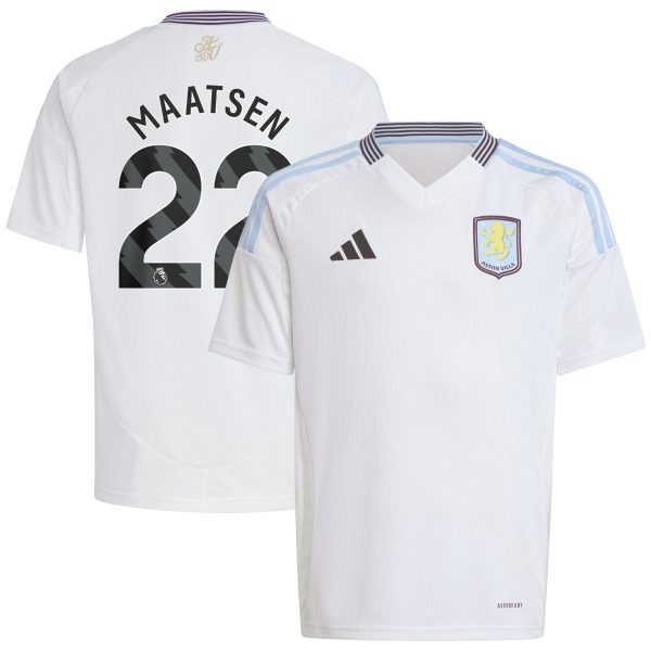 aston villa adidas away shirt 2024-25 – kids with maatsen 22 printing Collection - Aston Villa Official Store