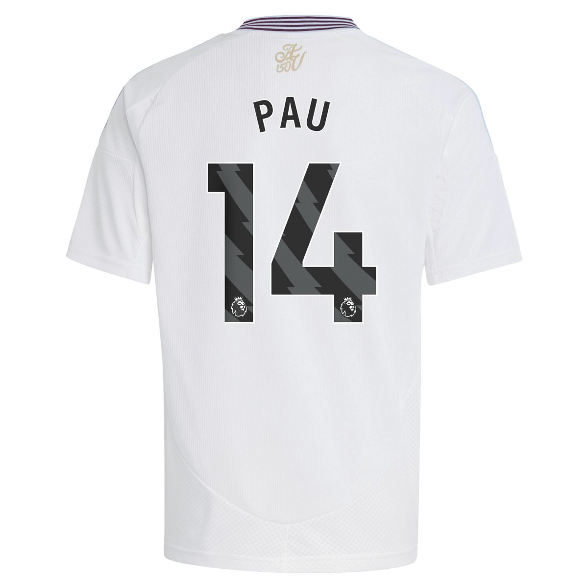 aston villa adidas away shirt 2024-25 – kids with pau 14 printing Collection - Aston Villa Official Store