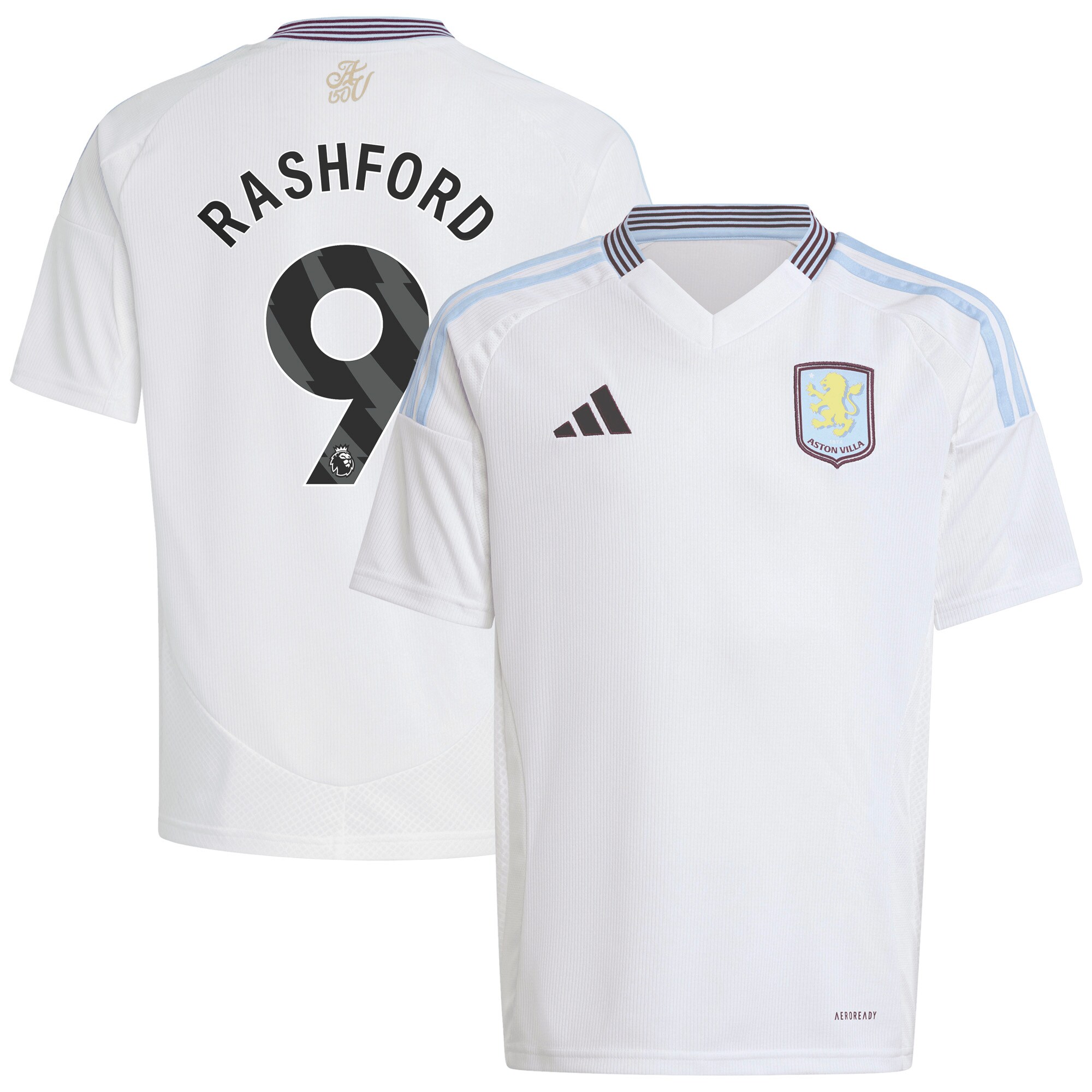aston villa adidas away shirt 2024-25 – kids with rashford 9 printing Collection - Aston Villa Official Store