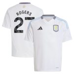 aston villa adidas away shirt 2024-25 – kids with rogers 27 printing Collection - Aston Villa Official Store