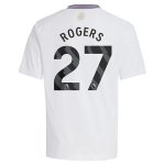 aston villa adidas away shirt 2024-25 – kids with rogers 27 printing Collection - Aston Villa Official Store