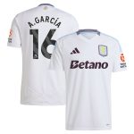 aston villa adidas away shirt 2024-25 with a.garcía 16 printing Collection - Aston Villa Official Store