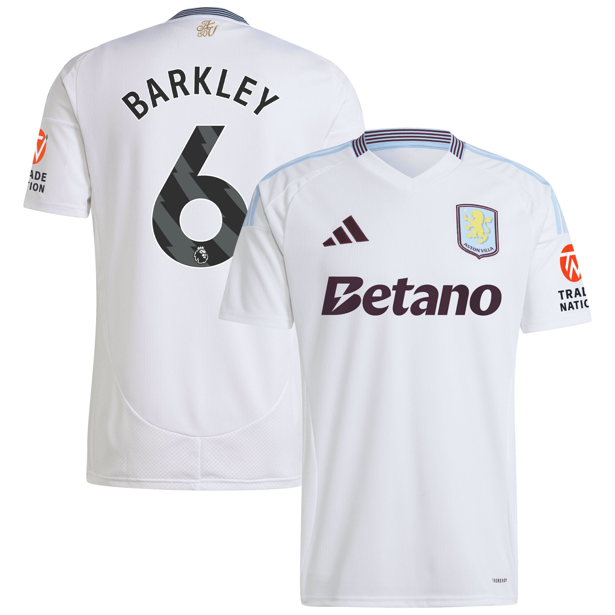 aston villa adidas away shirt 2024-25 with barkley 6 printing Collection - Aston Villa Official Store