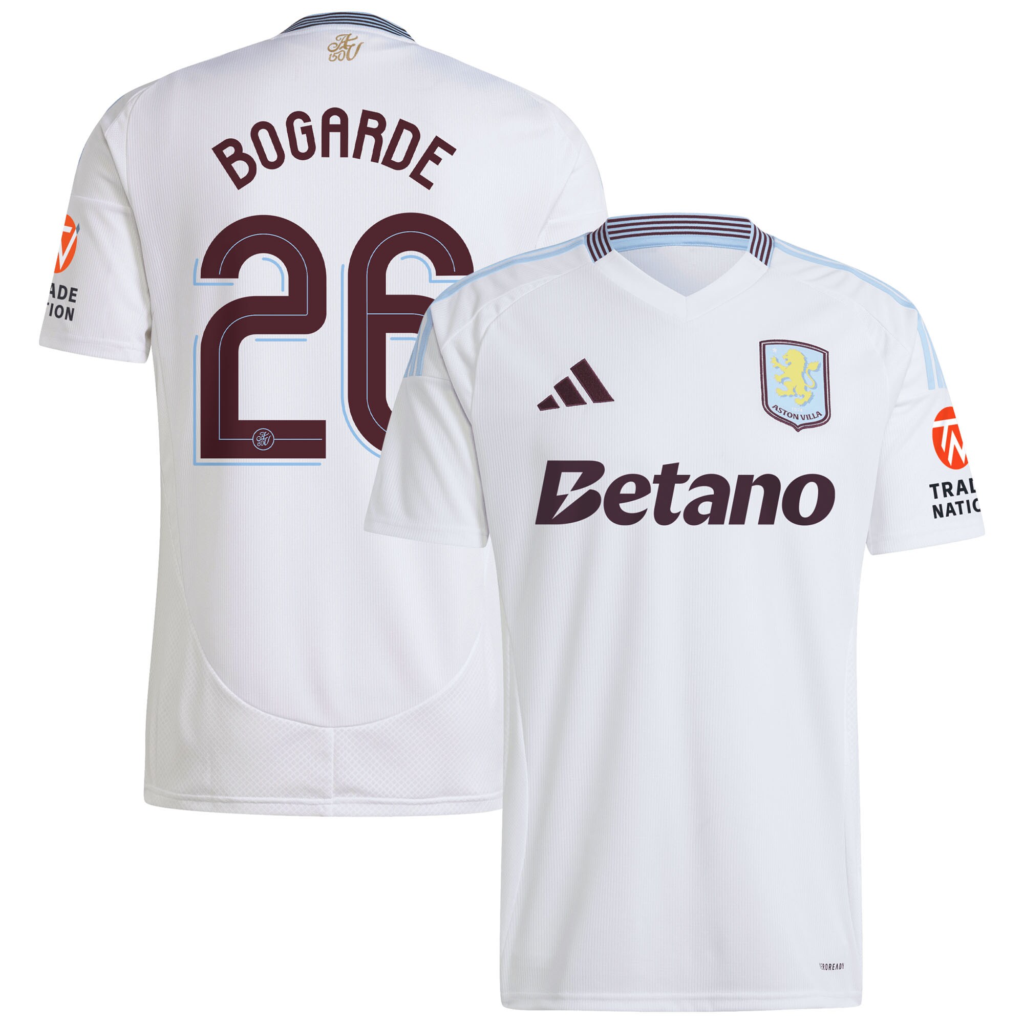 aston villa adidas away shirt 2024-25 with bogarde 26 cup printing Collection - Aston Villa Official Store
