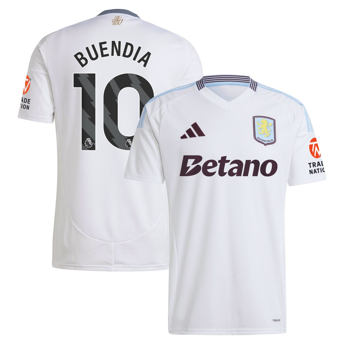 aston villa adidas away shirt 2024-25 with buendia 10 printing Collection - Aston Villa Official Store
