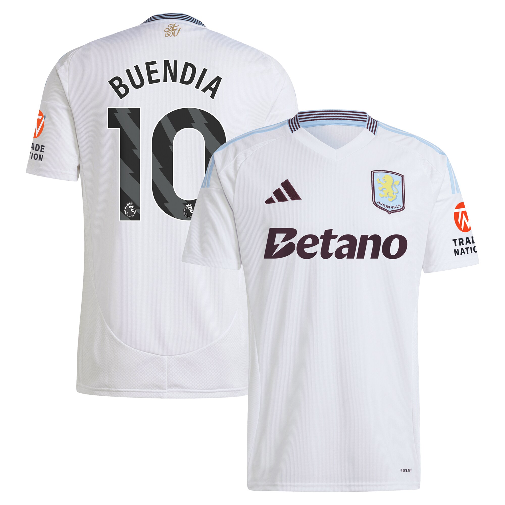 aston villa adidas away shirt 2024-25 with buendia 10 printing Collection - Aston Villa Official Store