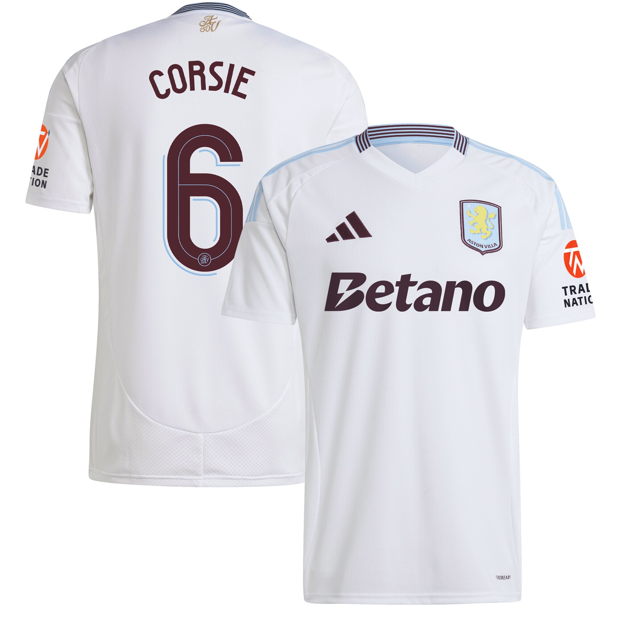 aston villa adidas away shirt 2024-25 with corsie 6 cup printing Collection - Aston Villa Official Store