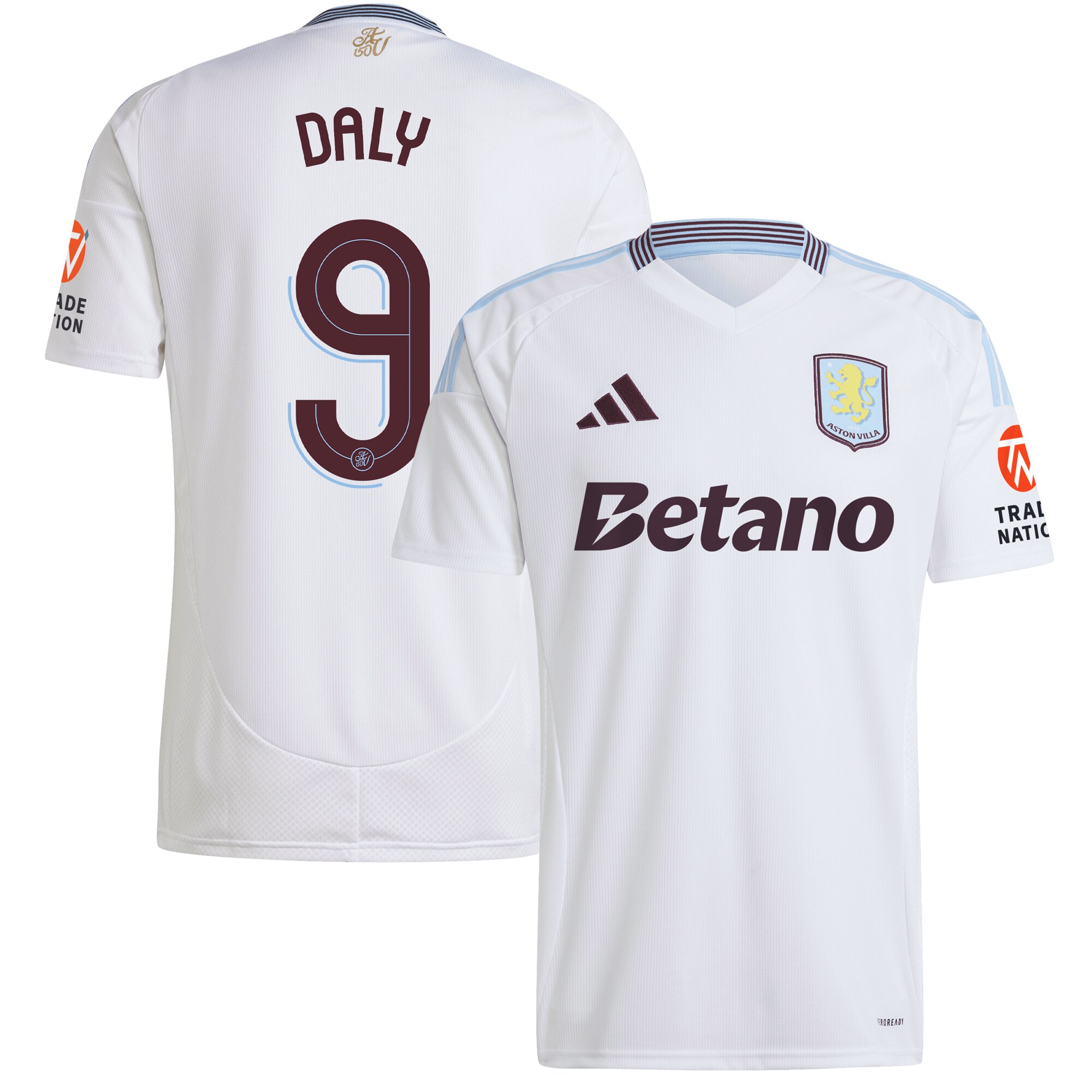 aston villa adidas away shirt 2024-25 with daly 9 cup printing Collection - Aston Villa Official Store