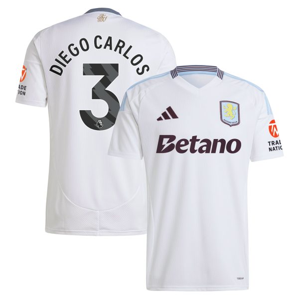 aston villa adidas away shirt 2024-25 with diego carlos 3 printing Collection - Aston Villa Official Store