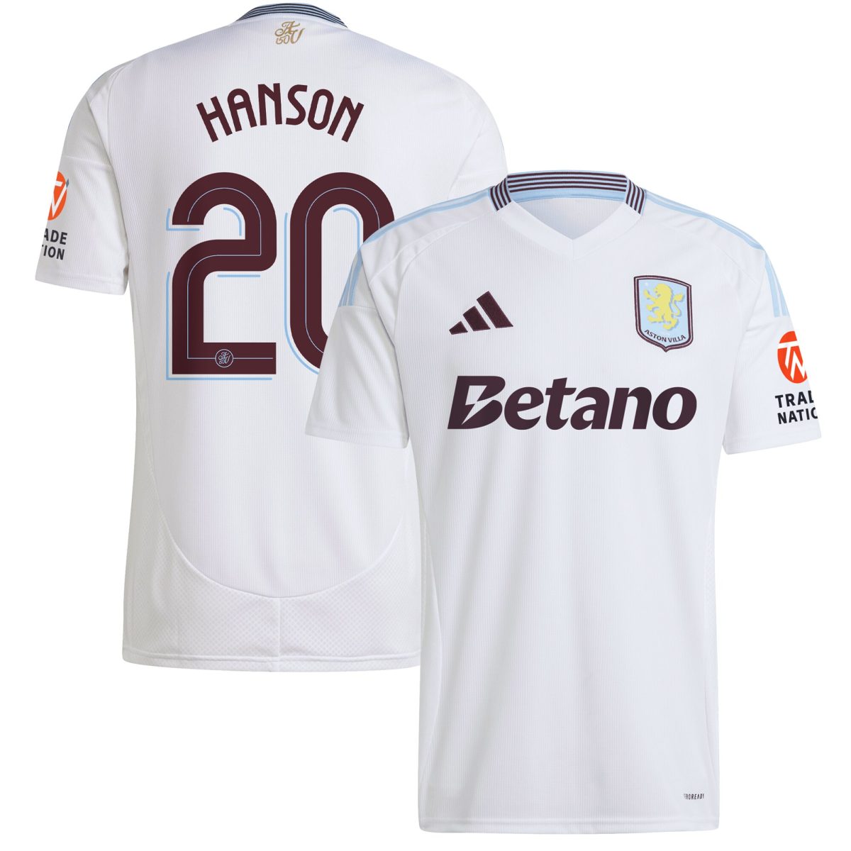 aston villa adidas away shirt 2024-25 with hanson 20 cup printing Collection - Aston Villa Official Store