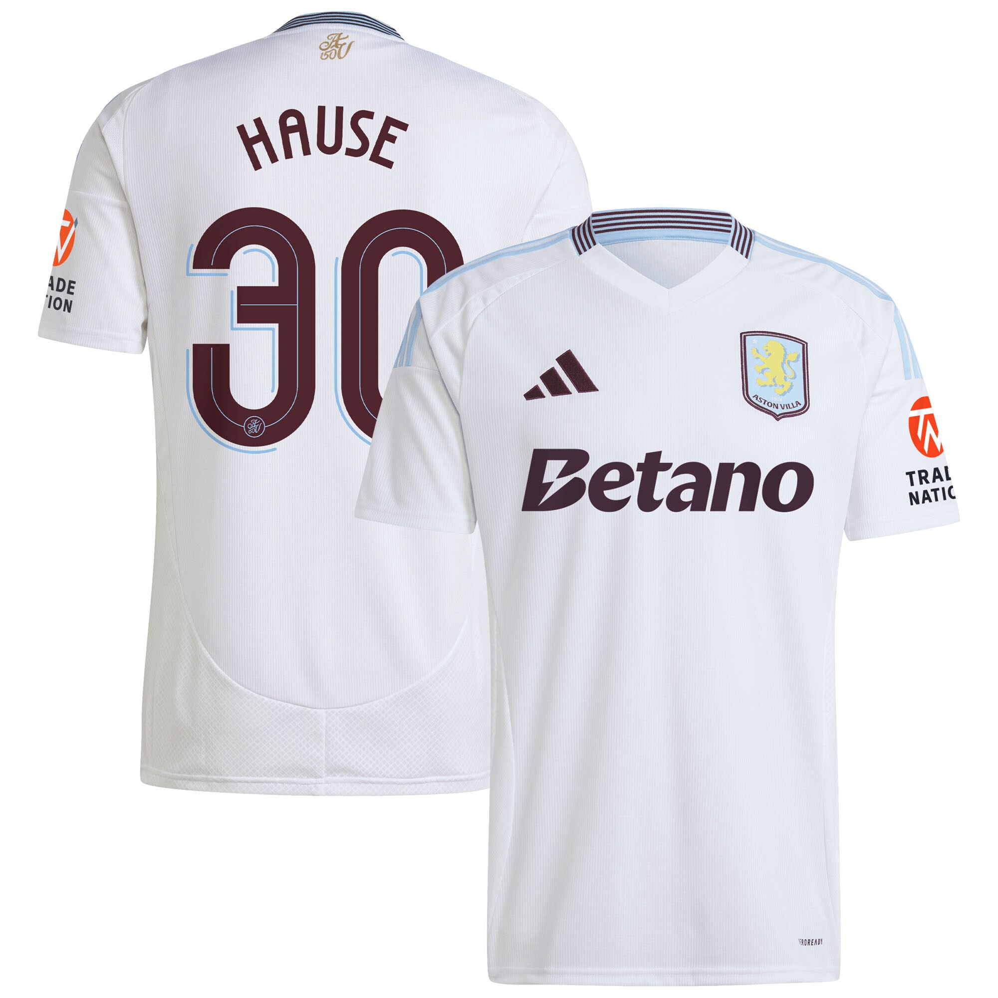 aston villa adidas away shirt 2024-25 with hause 30 cup printing Collection - Aston Villa Official Store