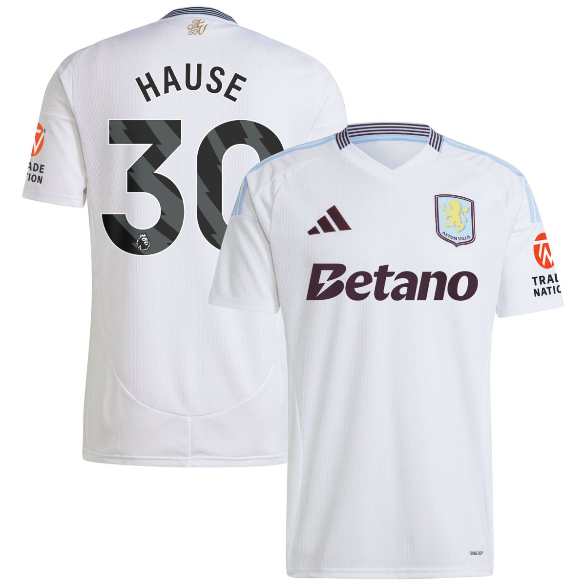 aston villa adidas away shirt 2024-25 with hause 30 printing Collection - Aston Villa Official Store