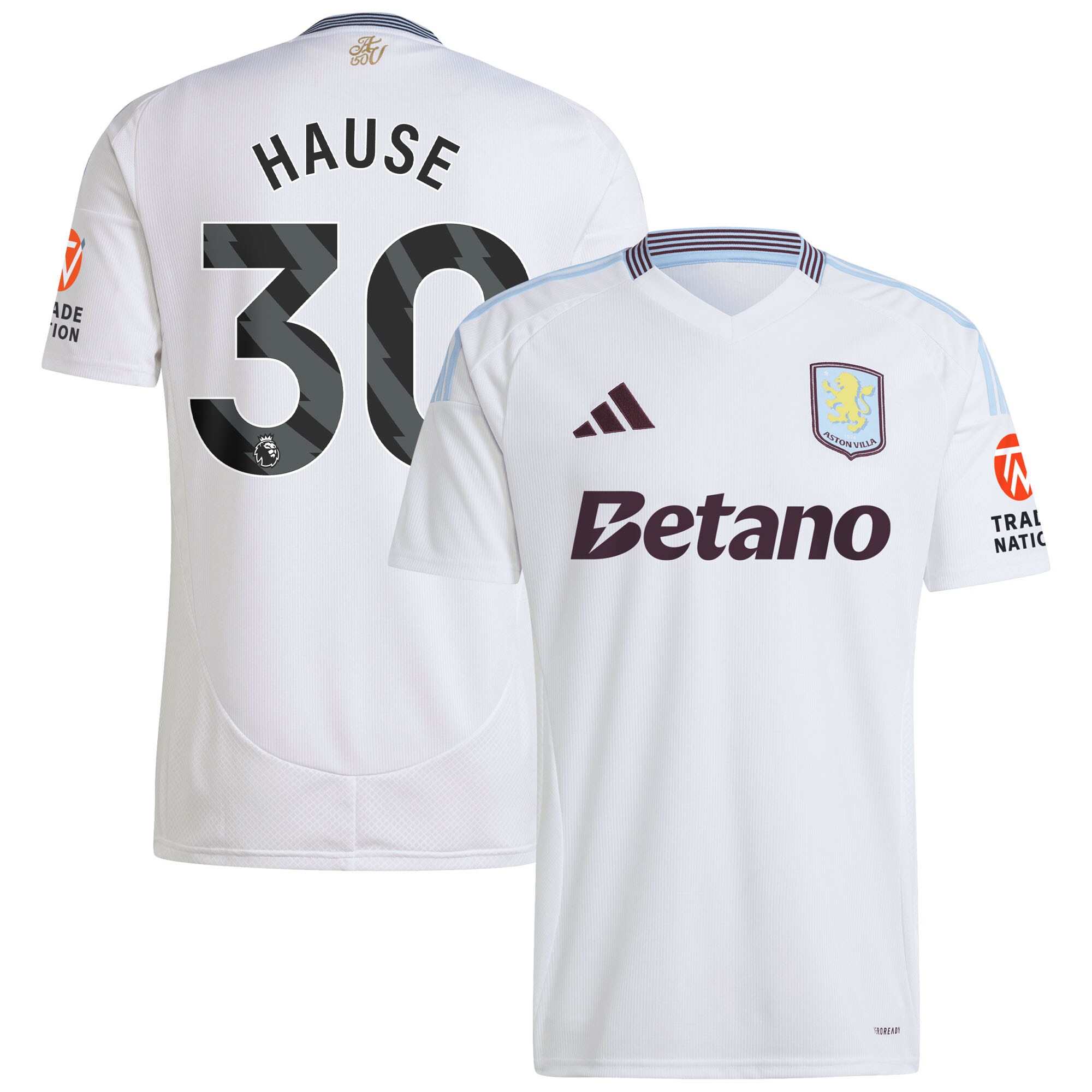 aston villa adidas away shirt 2024-25 with hause 30 printing Collection - Aston Villa Official Store