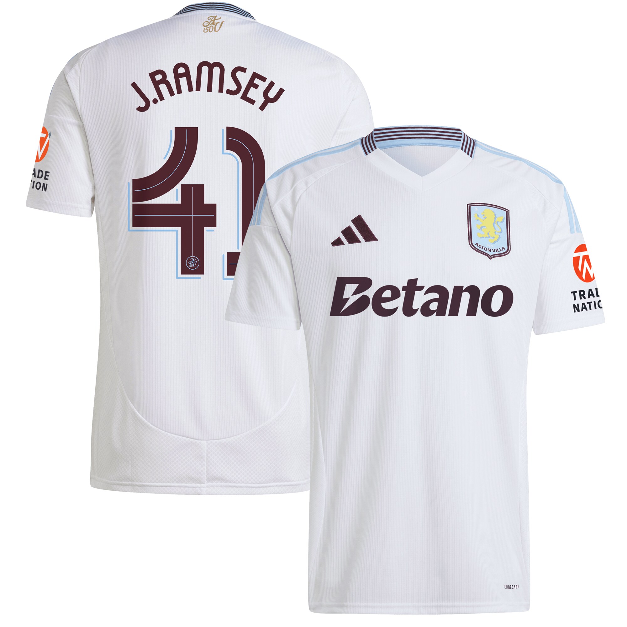 aston villa adidas away shirt 2024-25 with j. ramsey 41 cup printing Collection - Aston Villa Official Store