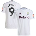 aston villa adidas away shirt 2024-25 with j.duran 9 printing Collection - Aston Villa Official Store