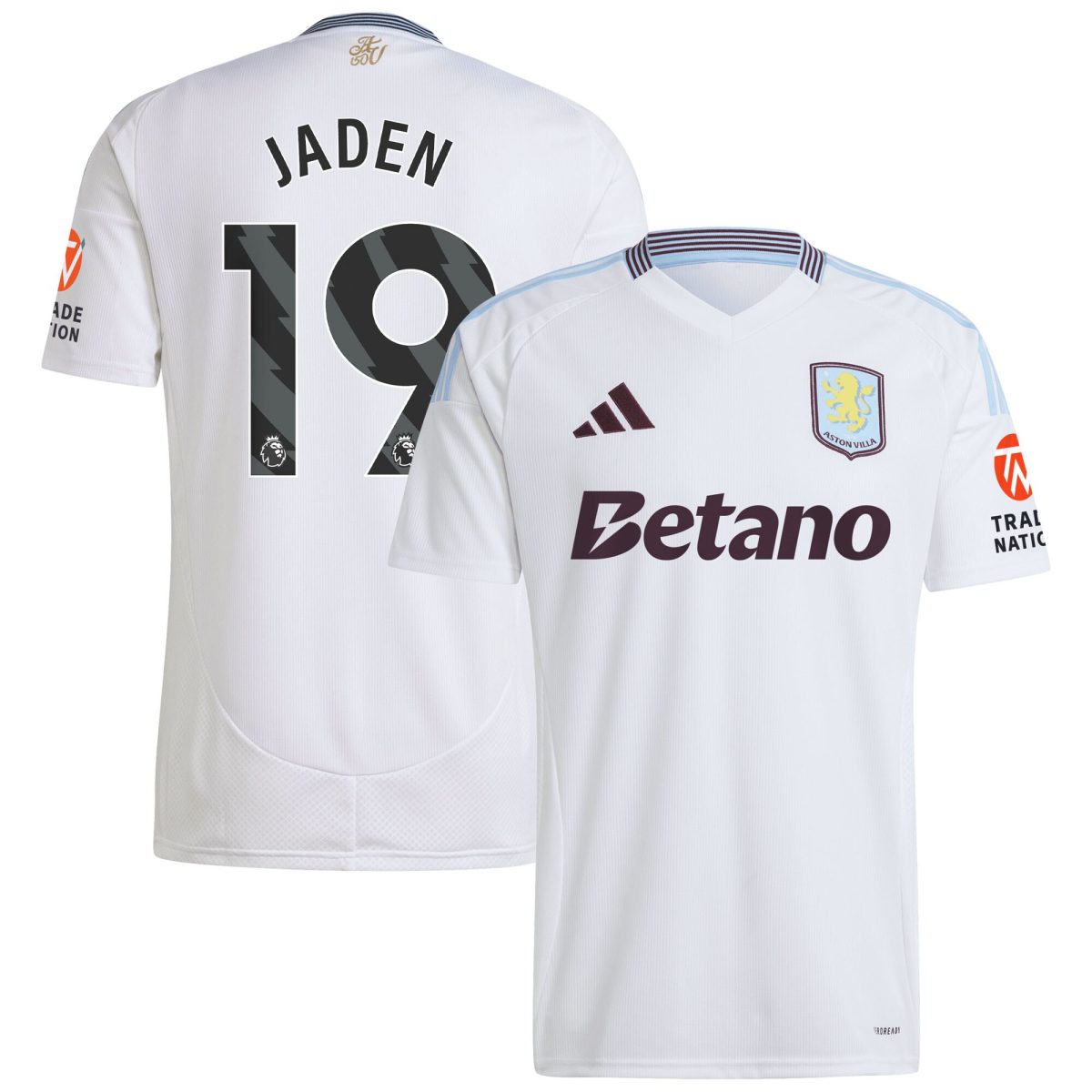 aston villa adidas away shirt 2024-25 with jaden 19 printing Collection - Aston Villa Official Store