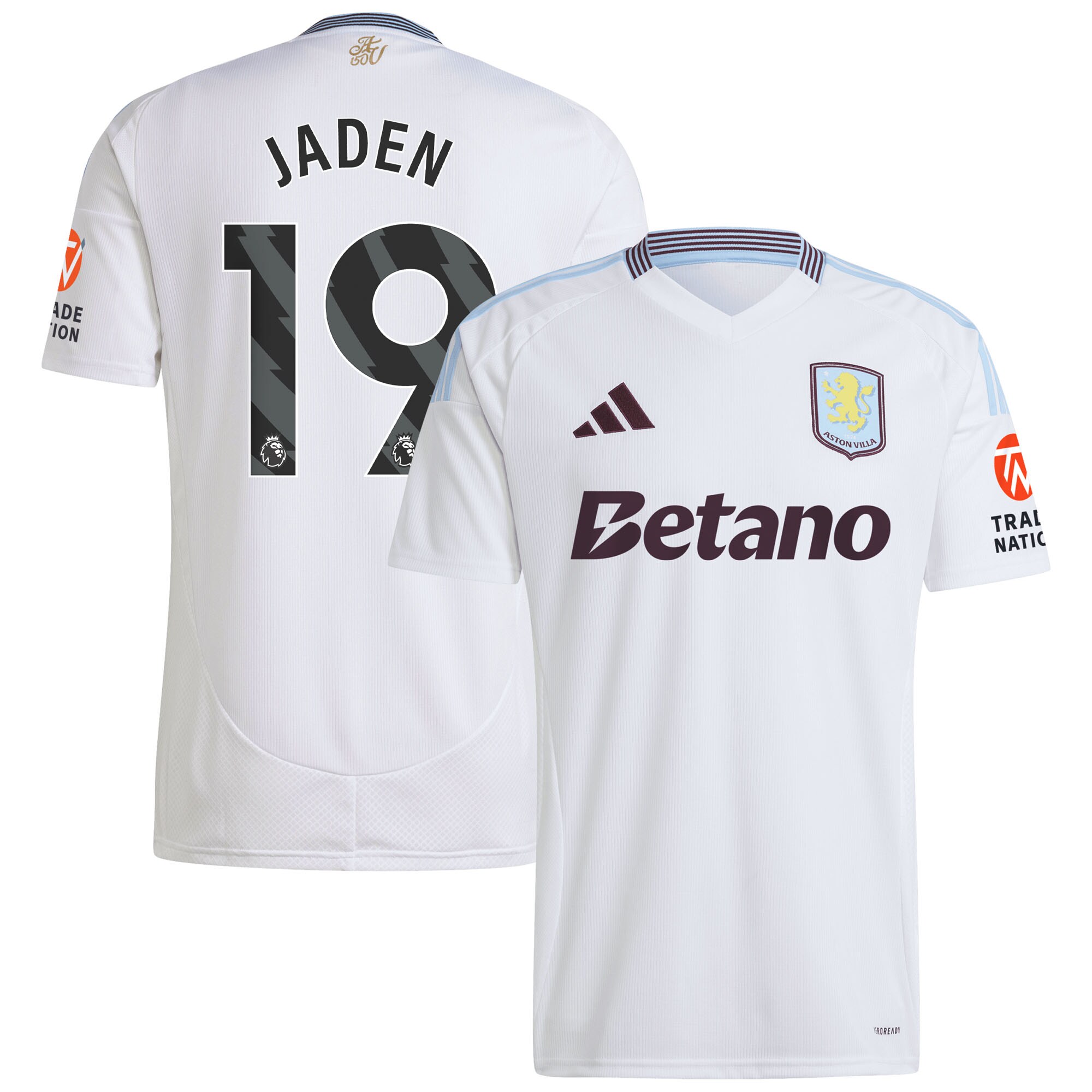 aston villa adidas away shirt 2024-25 with jaden 19 printing Collection - Aston Villa Official Store