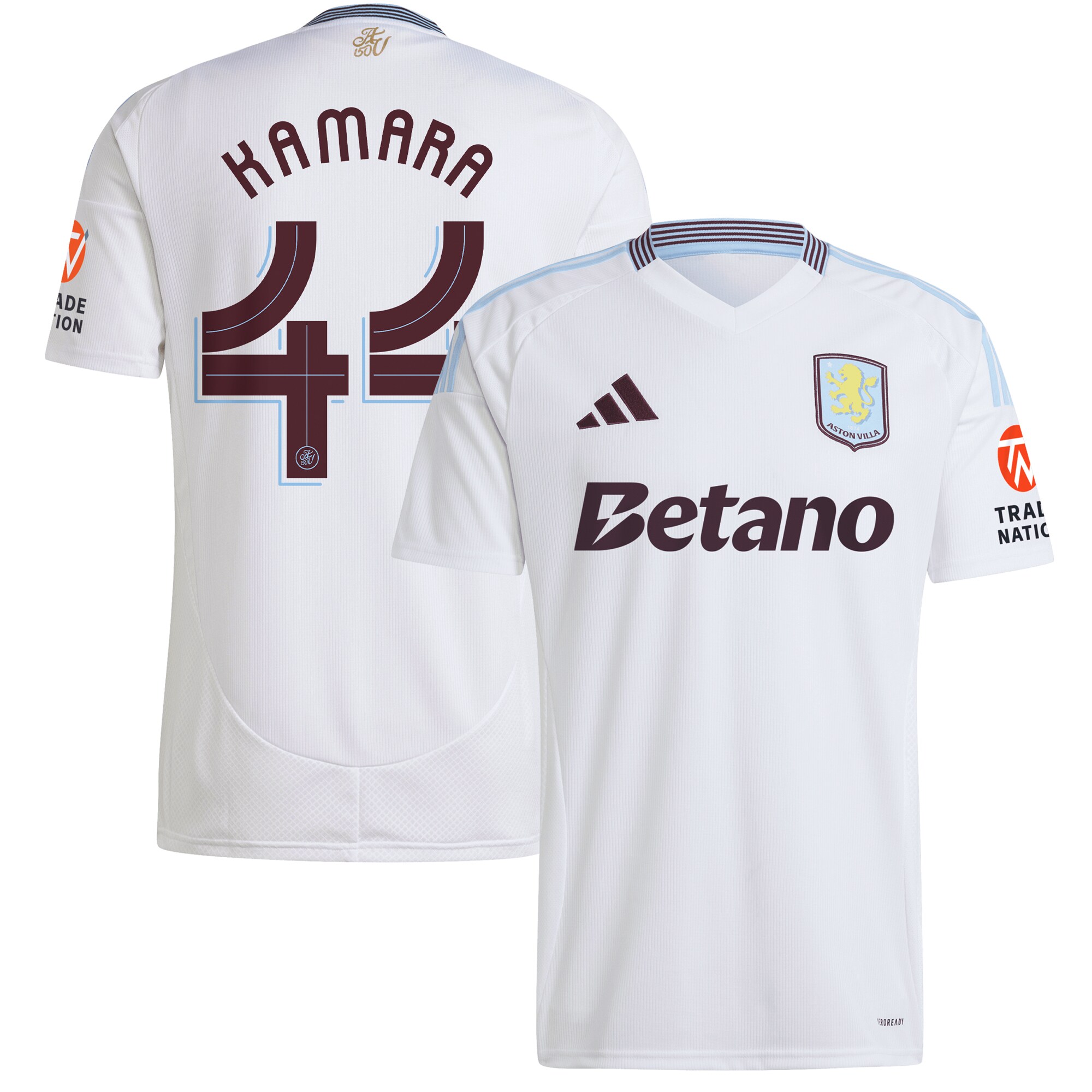aston villa adidas away shirt 2024-25 with kamara 44 cup printing Collection - Aston Villa Official Store