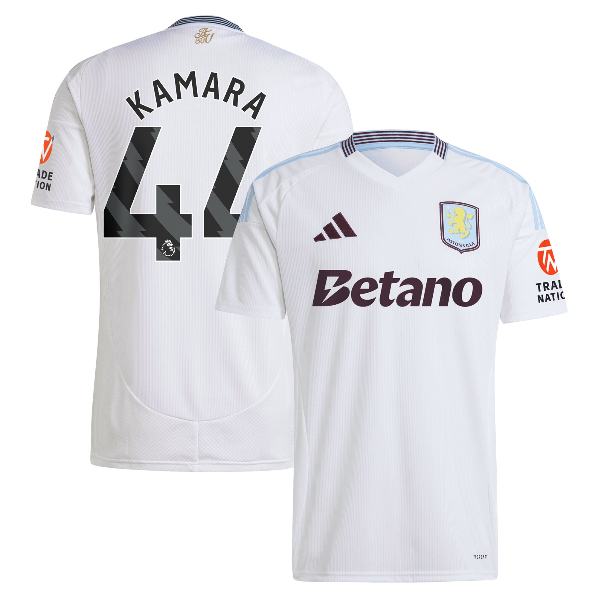 aston villa adidas away shirt 2024-25 with kamara 44 printing Collection - Aston Villa Official Store