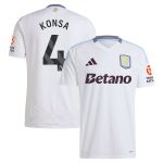 aston villa adidas away shirt 2024-25 with konsa 4 printing Collection - Aston Villa Official Store