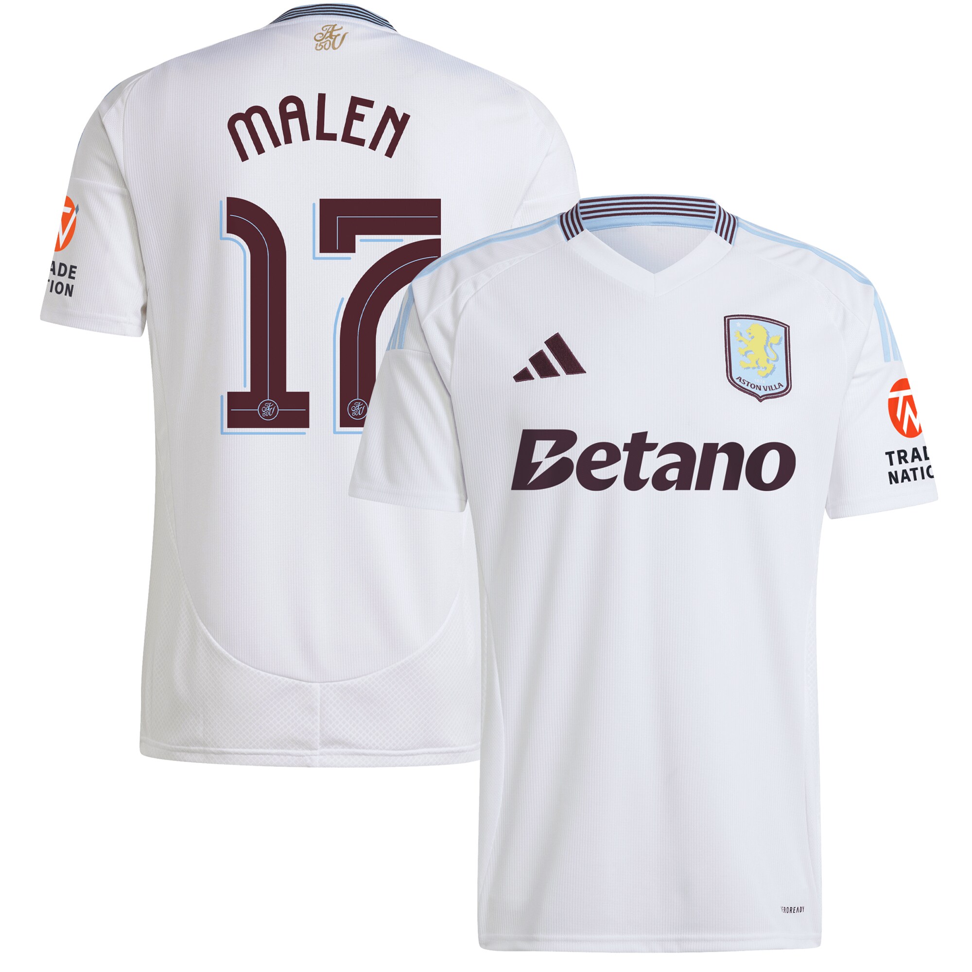 aston villa adidas away shirt 2024-25 with malen 17 cup printing Collection - Aston Villa Official Store