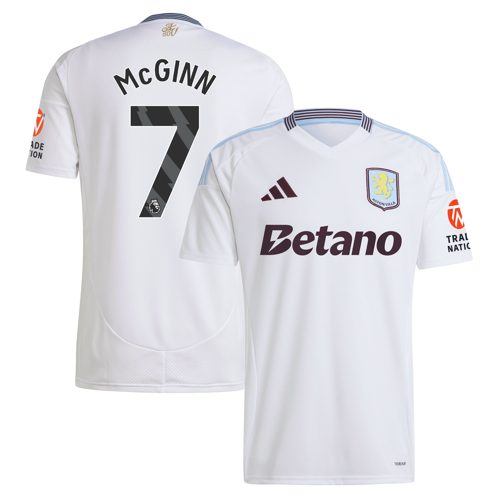 aston villa adidas away shirt 2024-25 with mcginn 7 printing Collection - Aston Villa Official Store