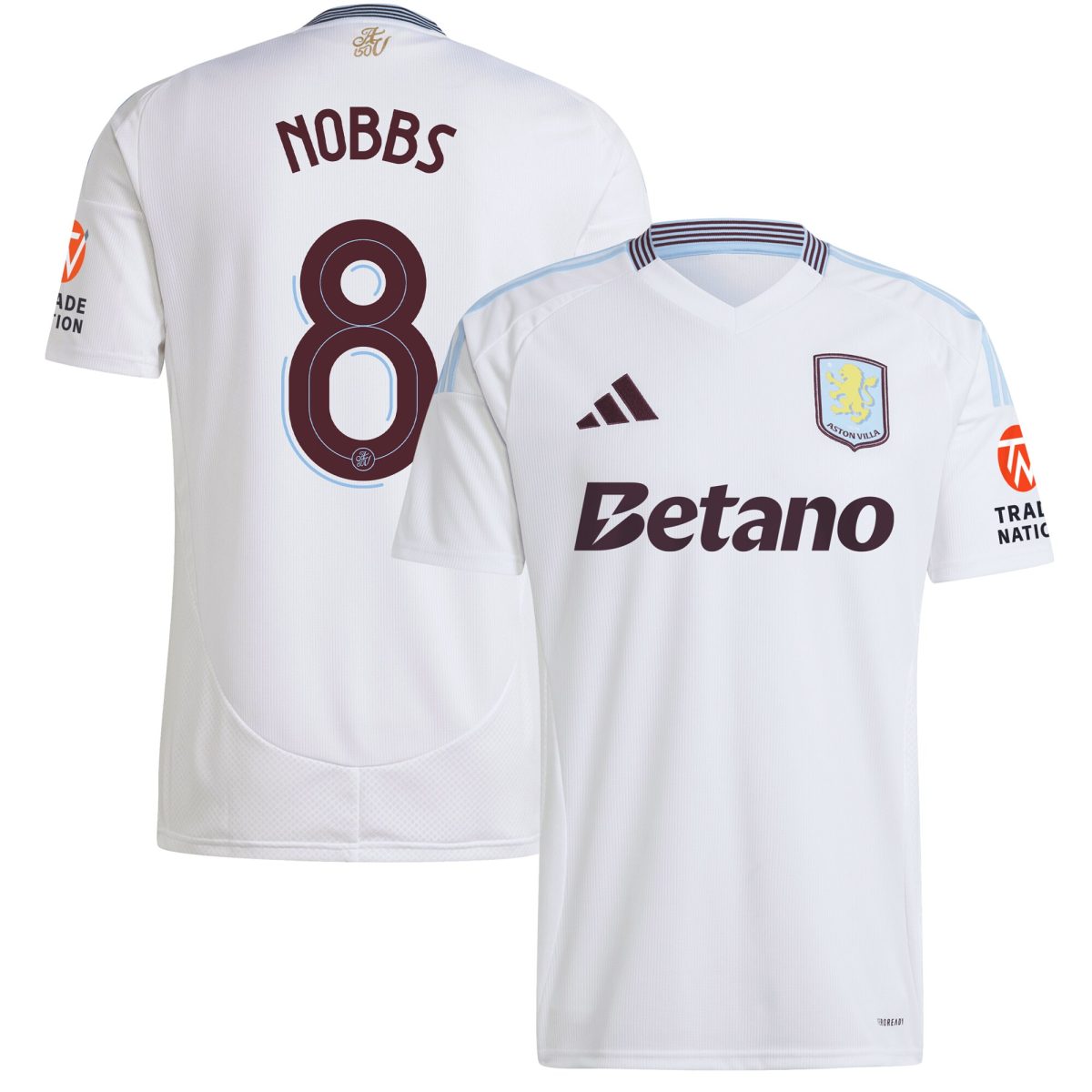 aston villa adidas away shirt 2024-25 with nobbs 8 cup printing Collection - Aston Villa Official Store