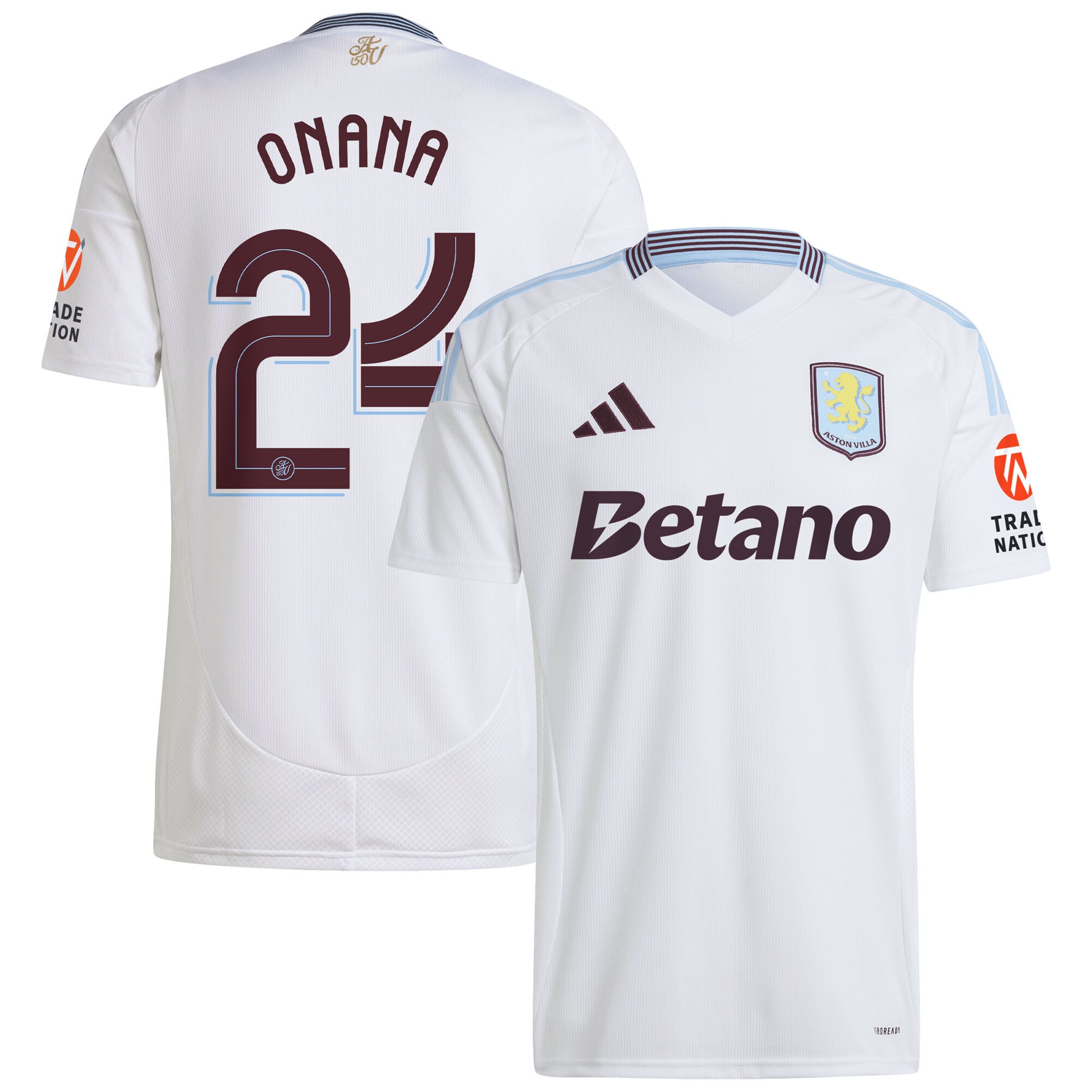 aston villa adidas away shirt 2024-25 with onana 24 cup printing Collection - Aston Villa Official Store