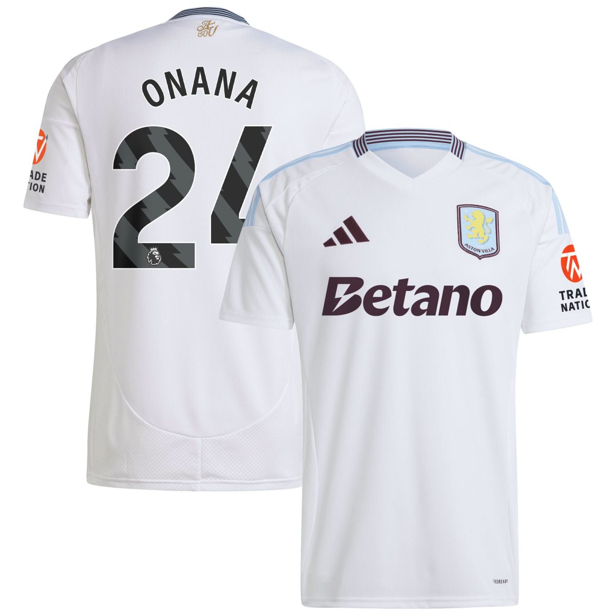 aston villa adidas away shirt 2024-25 with onana 24 printing Collection - Aston Villa Official Store
