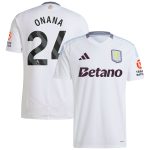 aston villa adidas away shirt 2024-25 with onana 24 printing Collection - Aston Villa Official Store